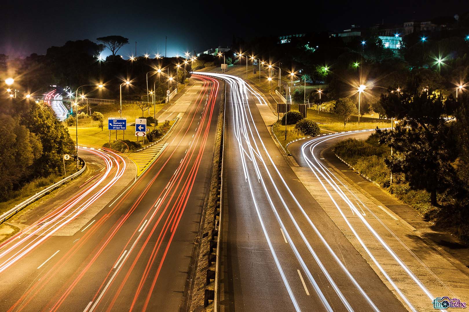 Image of Light-painting on the M3 Rhodes Drive, Rondebosch, Cape Town - Tinotenda Chemvura